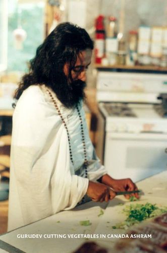Canada Ashram, in the kitchen